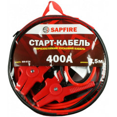 SAPFIRE Старт-кабель 400А 3.5м (-40С) в сумке ПВХ Будмен