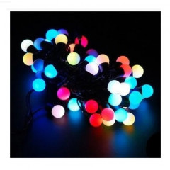 Электрогирлянда 100 LED RGB шарик 10м Разноцветные Будмен