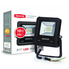 MAXUS Прожектор LED FLOOD LIGHT 10W 5000K