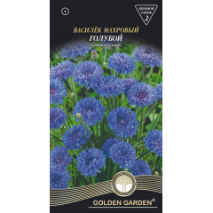 GG Насіння Квіти Волошка махрова Блакитна 0.5г