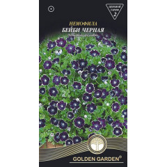 GG Семена Цветы Немофила Бейби черная 0.3г